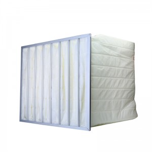 Φίλτρο φίλτρου F5-F9 Pocket Pocket Φίλτρο αέρα HVAC για καθαρό χώρο