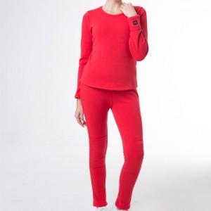 Πλήρης ρύθμιση θέρμανσης εσώρουχα, φορητή μπαταρία θερμαινόμενη μακρά εσώρουχα για θέρμανση του σώματος