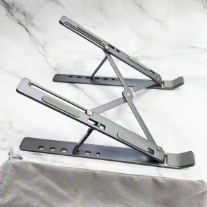 Laptop stand tablet αλουμινίου κράμα αλουμινίου πτυσσόμενο ανελκυστήρα επιφάνεια εργασίας κάθετη οθόνη ψύξης
