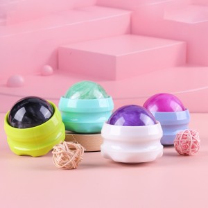 Μασάζ κυλίνδρου μπάλα, θεραπεία με πάγο σφιχτά και επώδυνο μύες ανακούφισης μασάζ, ανακούφιση μυϊκής έντασης και ανακούφιση από ...