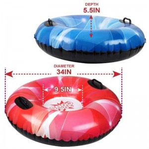 Χειμώνας υπαίθρια γονέα-παιδί διαδραστικά παιδιά παιχνιδιών,nflatable σωλήνα χιονιού