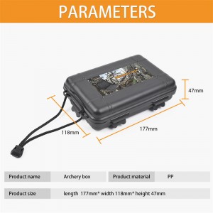 Elongarrow 470071 Τοξοβολία Broadheads Κουτί αποθήκευσης