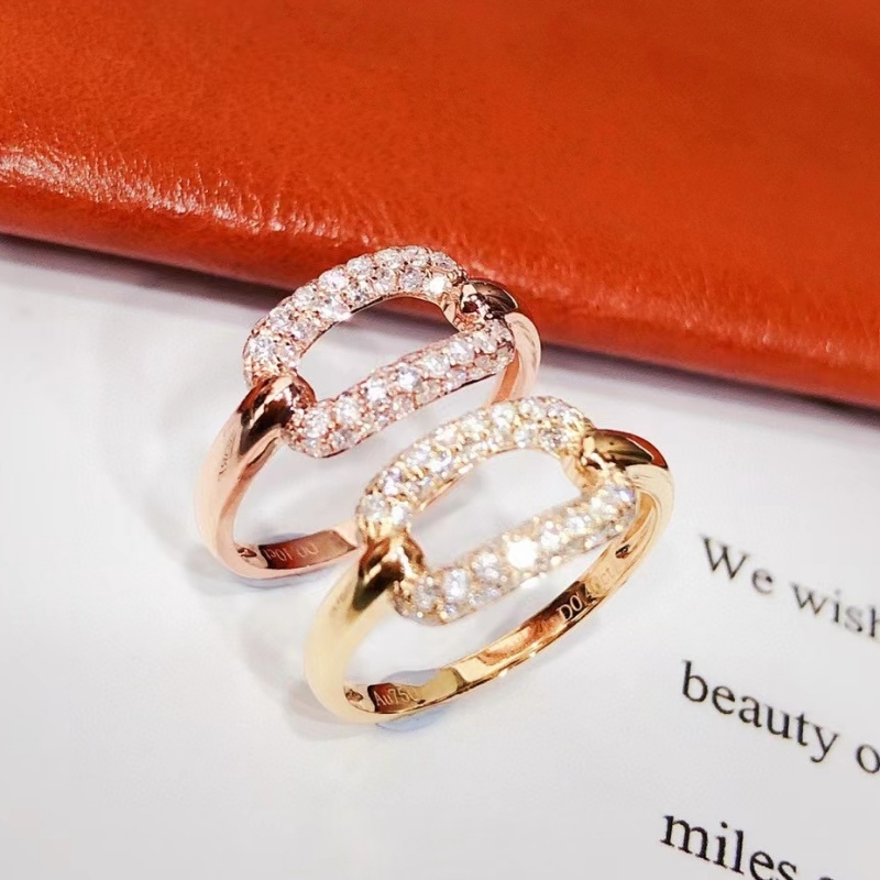 10K 14K 18K Στερεά χρυσό δαχτυλίδι καθημερινό κοσμήματα γαμήλιο δαχτυλίδι στυλ για τις γυναίκες