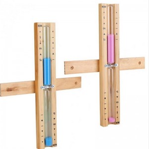 Ρολόι κλεψύδρας σάουνας, σάουνα κλεψύδρα, εξοπλισμός σάουνας 15 λεπτά ξύλου σάουνα κλεψύδρα ρολόι άμμου Χρονοδιακόπτη για αίθουσ...