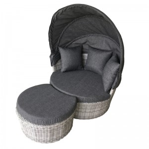 alum&Wicker Sunbed Σετ 83288C