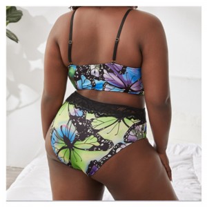 Νέα δαντέλα τυπωμένο άνετο σετ εσώρουχα: εργοστάσιο χονδρικής πώλησης