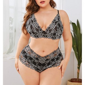 Σετ εσώρουχα δαντέλας δύο τόνων