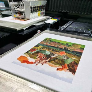 Kangli White Ink Digital Print T-shirt