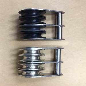 Θαλάσσιες τροχαλίες από ανοξείδωτο χάλυβα για το σκάφος