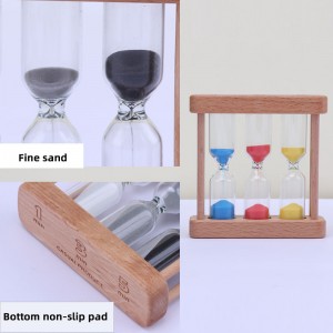 Το εργοστάσιο μπορεί να προσαρμοστεί 3 σε 1 χρονοδιακόπτη από γυαλί από γυαλί για κουζίνα για μαγειρική κουζίνα ευρωπαϊκό δημιουρ...