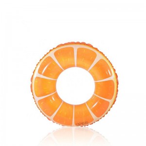 Πράσινο PVC Beach Party Party Poil Forbatable Fruit Swimming Ring