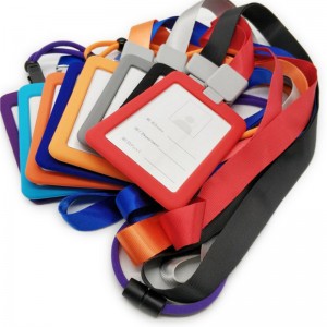 Εργοστάσιο χονδρικής σιλικόνης ταυτότητας σιλικόνης σήμανση σήμα αναγνωριστικό όνομα κάρτα περίπτωσης κάτοχος ετικέτας με καθ...