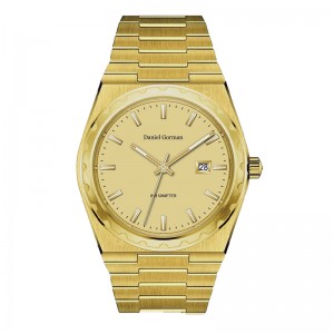 ρολόγια άνδρες καρπός από ανοξείδωτο χάλυβα πολυλειτουργικό χαλαζία ρολόι DG9001