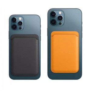 Κατάλληλο για την τσάντα της κάρτας Apple Magsafe Magnetic Accessory Card Sleeve iPhone13 προστατευτική θήκη δερμάτινη τσάντα επαγγελματικής κάρτας iPhone1...