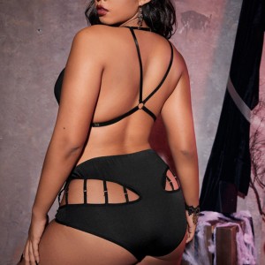 Λεπτομέρειες λεπτομέρειας δακτύλιο συνδεδεμένο σέξι σετ εσώρουχα