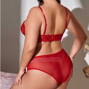 Σέξι λουρί floral δαντέλα εσώρουχα σετ σέξι νυχτερινά ρούχα