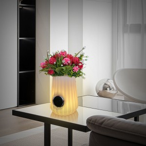 LED Lighted Flower Pot Indoor/outdoor Creative Smart Table Lamp για σαλόνι, κρεβατοκάμαρα, διακόσμηση κήπου, φώτα LED Bucket LED με Bluetooth