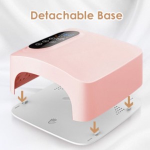 M&R 601PRO 72W Λυχνία νυχιών LED, επαναφορτιζόμενο στεγνωτήρα νυχιών LED, ασύρματο λαμπτήρα φώτων νυχιών 15600mAh, Επαγγελματικά φώτα νυχιών ν...