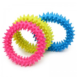 Διαφημιστική χονδρική πολυλειτουργική σιλικόνη διαδραστική σφαίρα Pet Treat Ball
