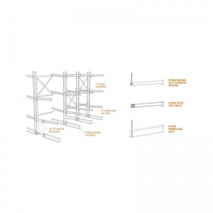 H Beam Pronilever Rack