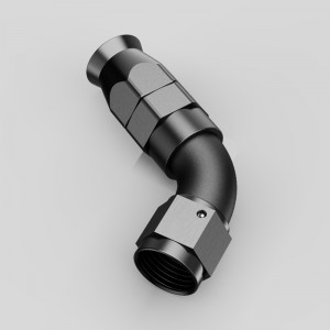 Προσαρμογέας εξαρτημάτων τερματισμού εύκαμπτου σωλήνα PTFE 60 βαθμών