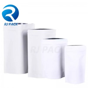 100% ανακυκλώσιμες μεταλλοποιημένες σακούλες με φερμουάρ με φερμουάρ με φερμουάρ