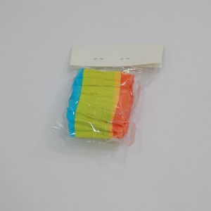 Καυτή πώληση macaron χρώμα κρέπες χαρτί φουντούκι garland roll garland Χριστουγεννιάτικο πάρτι γάμου διακόσμηση