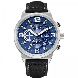 Baogela Men \\\\ Black Sports Quartz Παρακολουθήστε αναλογική μόδα αναλογική χρονική εμφάνιση