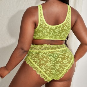 Δαντέλα πάνω από το μπροστινό δαντέλα εσώρουχα σετ δαντέλας.