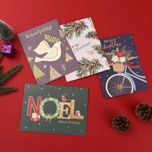 ευχετήριες κάρτες τυπωμένο χαρτί kraft για γενέθλια προσαρμοσμένο λογότυπο τυπωμένο 150g/200g/250g/300g χαρτί τυπωμένο δώρο πολύχρωμο δώρο...