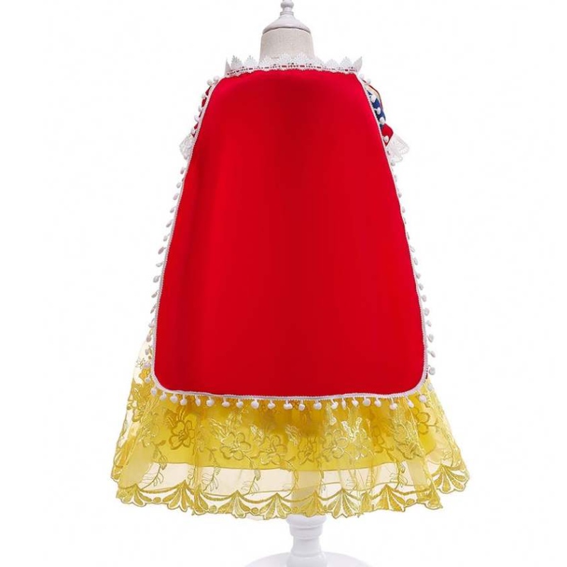 2021 φανταχτερό κορίτσι πριγκίπισσα φόρεμα Απόκριες και Χριστουγεννιάτικα χιονιού cosplay φανταχτερό φόρεμα BX0622