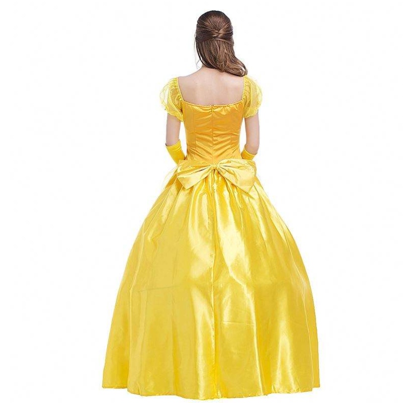 Cosplay belle πριγκίπισσα φόρεμα φορέματα για την ομορφιά και το θηρίο γυναικεία κοστούμια ρούχων