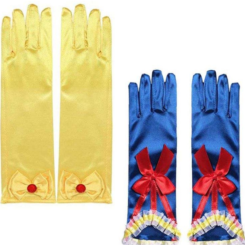 Κορίτσια αξεσουάρ Snow White Cosplay Dress Up Printed and Bow Birthday Pretty Party Gift BXPS