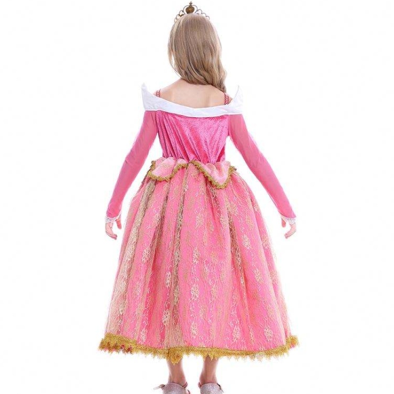 Baige 2021 νέα κορίτσια cosplay elsa φορέματα παιδιά frocks ρούχα πολυεστέρα μοτίβο anna princess party φόρεμα