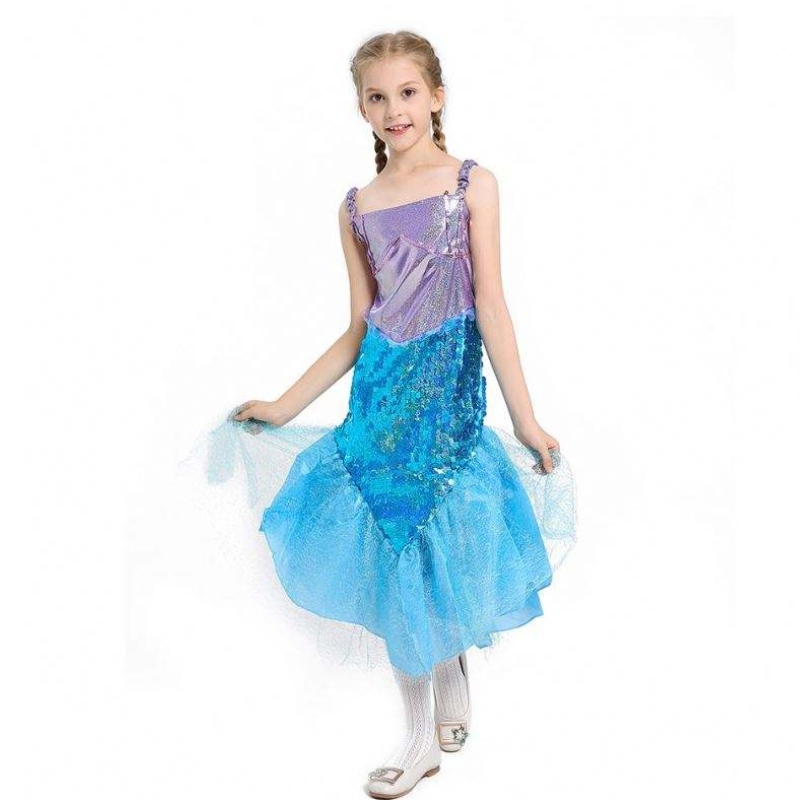 Κορίτσια Μικρή γοργόνα Ariel πριγκίπισσα φόρεμα κοστούμια cosplay για παιδιά κοριτσάκι γοργόνα ντύσιμο