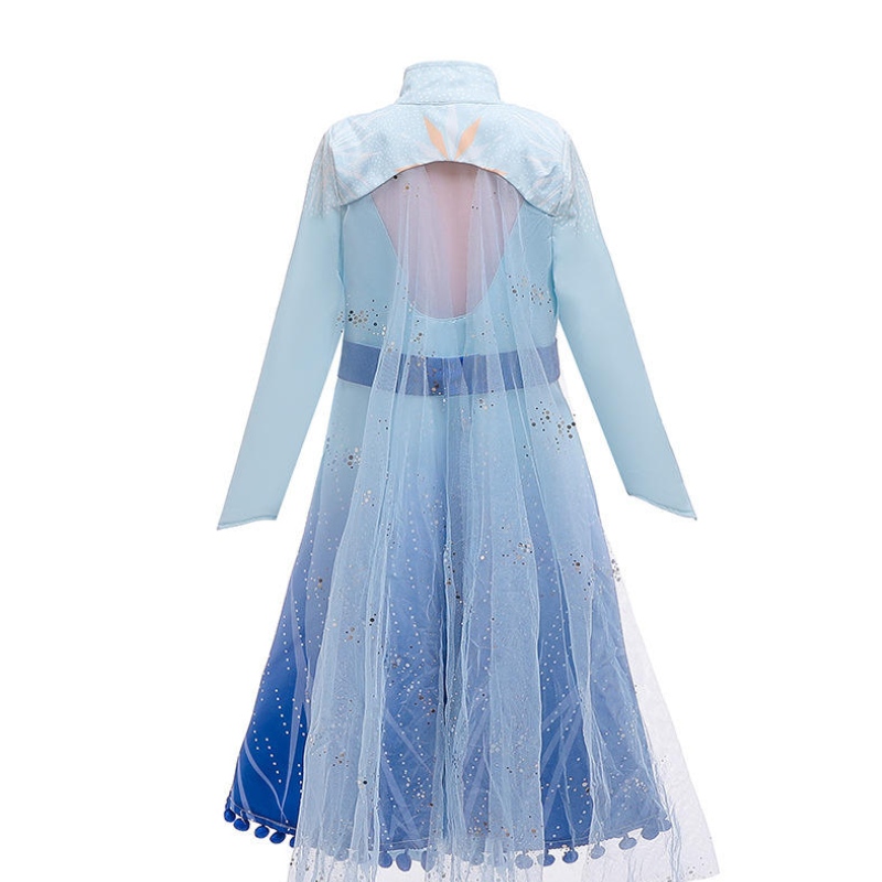 Νέα πριγκίπισσα Άννα Elsa φόρεμα για παιδιά 2 φορέματα πάρτι γενεθλίων για κοριτσάκι πριγκίπισσα