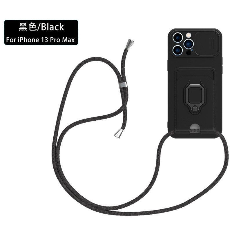 Το νέο προϊόν είναι κατάλληλο για το Apple iPhone14Pro Max Προστατευτικό κάλυμμα, το Push Window Type Sepension Rope Anti-Collision Mobile Phone προστατευτικό κάλυμμα