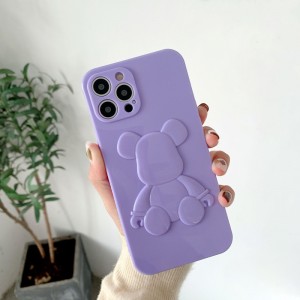 Το νέο προϊόν είναι κατάλληλο για το Apple iPhone13Pro Leather Bear Solid Color Mobile Phone Case, η αναβάθμιση του φακού με πλήρη προστασία από γρατζουνιές, ...