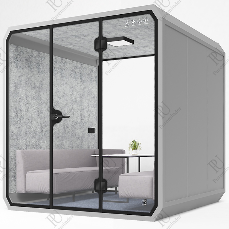 PUREMINDER XL μέγεθος Soundproof Booth Ιδιωτική φορητή σιωπή για το σπίτι επίπλων γκαράζ και pod εργασίας