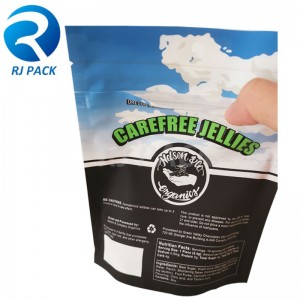 100% ανακυκλώσιμη σηκώνεται θήκη με ανθεκτική στην παιδική κλειδαριά φερμουάρ