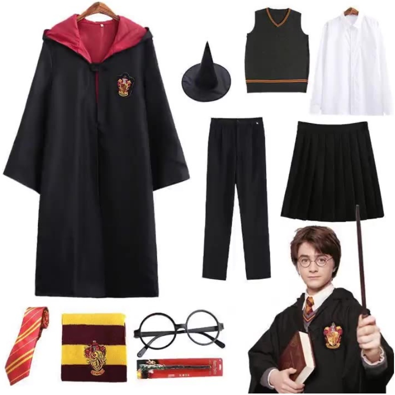 2022 Hot Selling Harry Cosplay Κοστούμι Κοστούμια Παιδιά και ενήλικες Potter Robe για κοστούμια πάρτι αποκριών