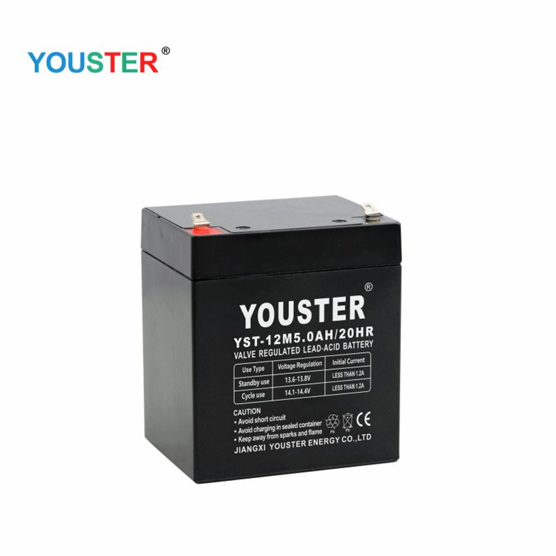 Youster Long Life AGM σφραγισμένο μολύβδου-οξέος μπαταρία UPS 12V 5Ah Backup Battery