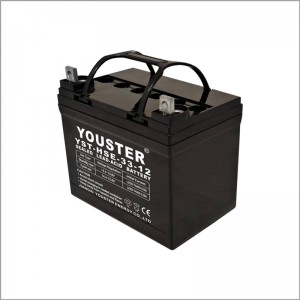 Εργοστασιακή άμεση πώληση AGM 12v33Ah μακρά διάρκεια ζωής βαθιά κύκλος μολύβδου όξινη μπαταρία ηλιακού συστήματος