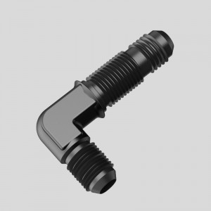 90 βαθμού αρσενικός προσαρμοστής συναρμολόγησης καυσίμων χύδην κεφαλής Αλουμίνιο