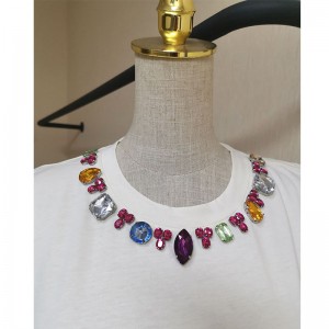 Νέο λινό βαμβακερό μείγμα υψηλής ποιότητας γυναικείο μπλουζάκι