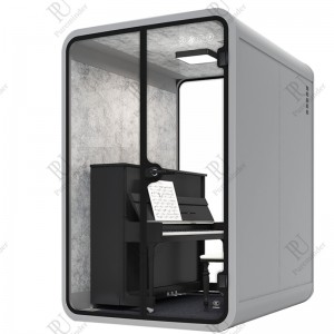 Κινητό φορητό στούντιο οικιακό χάλυβα ακουστικό γραφείο γραφείων γραφείων θόλων τηλεφωνικός θάλαμος γραφείου εσωτερικής συνάν...