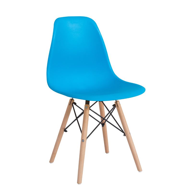 Εξαιρετική σκανδιναβική έπιπλα σπίτι πλαστικό δερμάτινο μαξιλάρι ξύλο καρέκλες τουλίπ