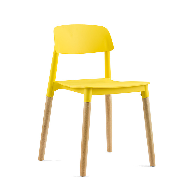Χονδρική άριστη ποιότητα Έπιπλα καρέκλα ξύλινα τραπεζαρία πλαστικό δερμάτινο μαξιλάρι τροπική τραπεζαρία καρέκλα
