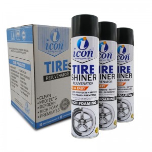Το Tire Shiner Foaming Clean προστατεύει ανανέωση πλούσιου αφρού διαπερνά αντικείμενα φροντίδας αυτοκινήτων