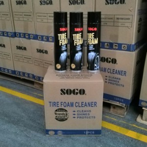 Καθαριστικό αφρού ελαστικών για καθαριστικό αυτοκινήτου μακράς διαρκείας υψηλής ποιότητας γυαλιστερό γυαλιστερό